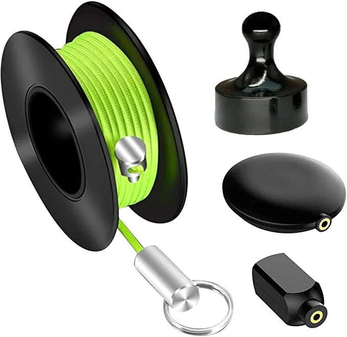 Magnetic nylon cable threader guide for conduit wire pulling, 10x5cm, upgraded version