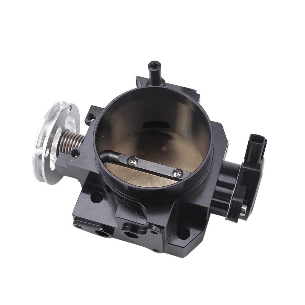 Aluminium throttle body for Honda K20A engine with 70mm diameter in black or silver finish