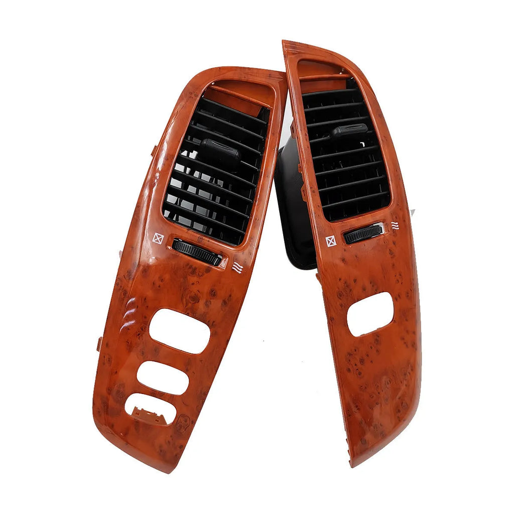 Peach wood coloured ABS plastic air outlet panel for covering wall and ceiling vents