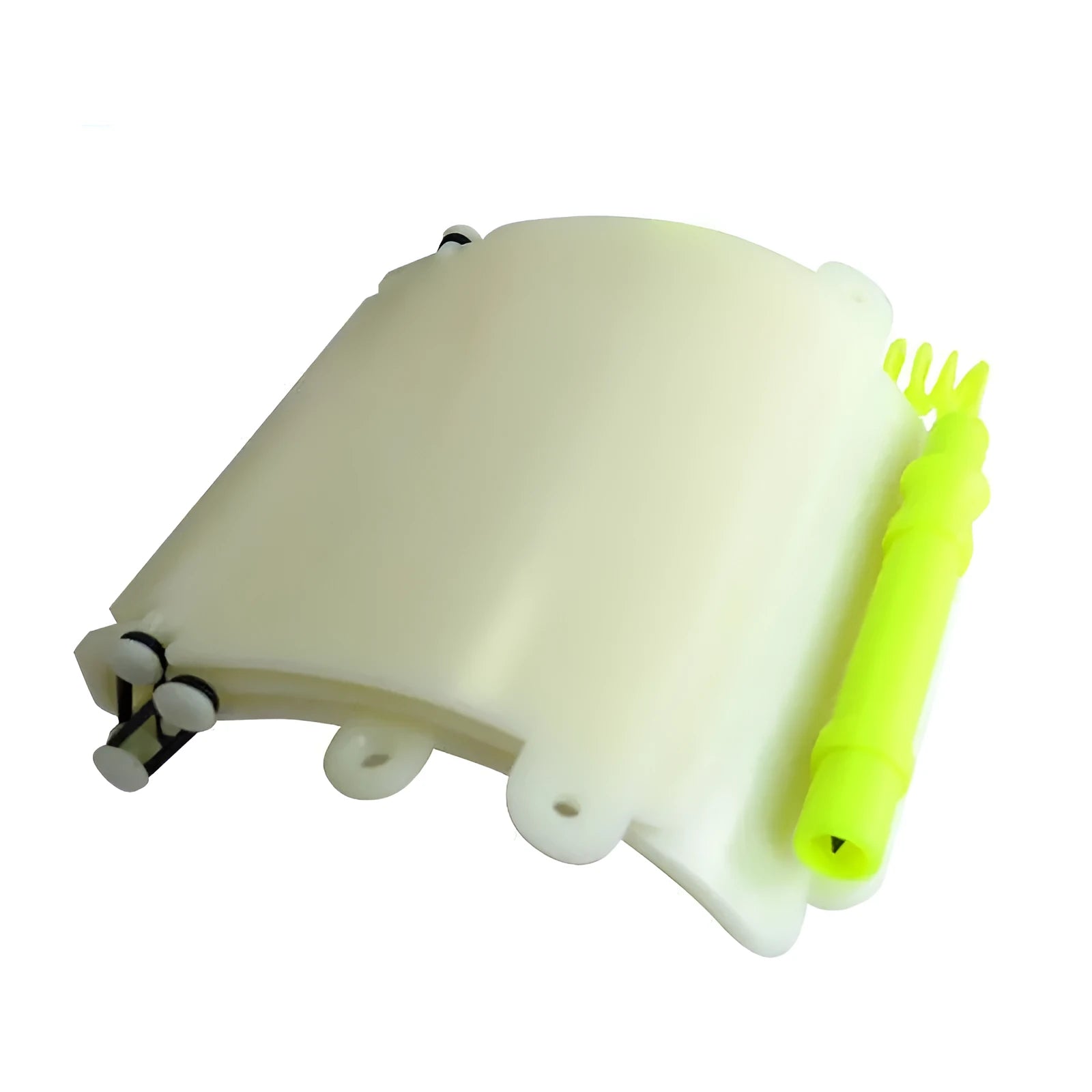 White luminous underwater writing slate wristboard for scuba diving with pencil and spare O-ring