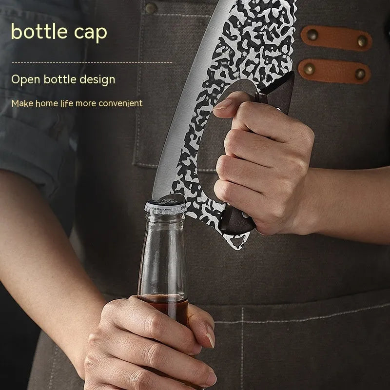 Forged 4 chromium kitchen knife with labour-saving handle for vegetables and home cooking
