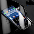 Purple light hydraulic film curved screen protector for Samsung Galaxy smartphone.