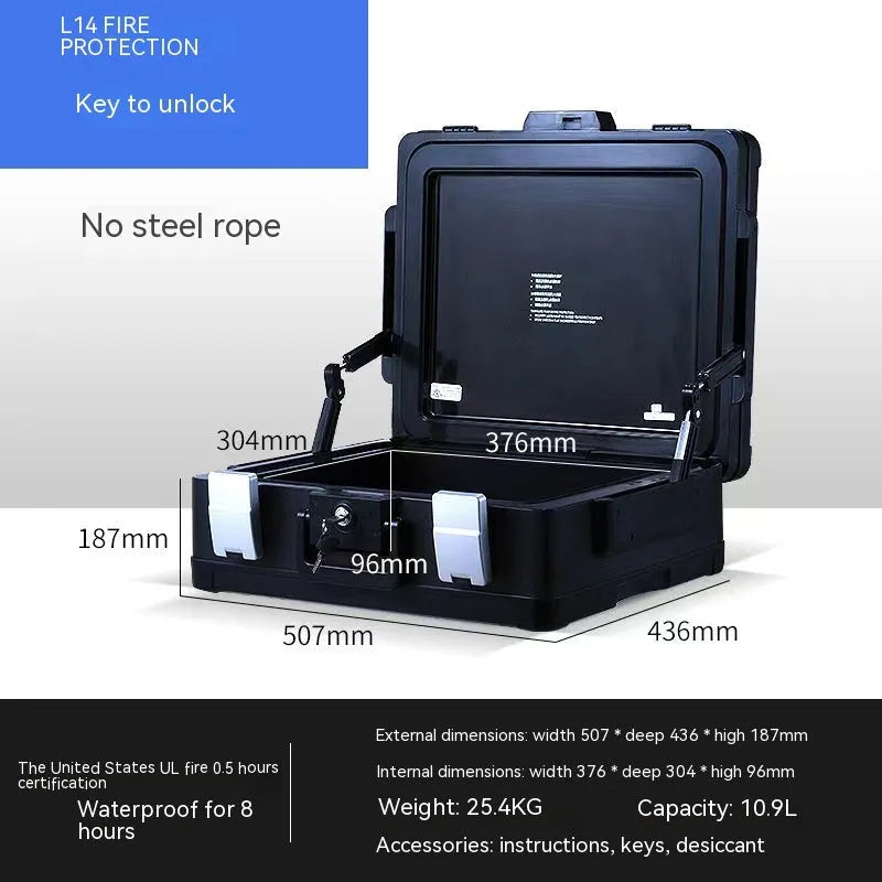 Portable small password safe box with mechanical dial combination lock