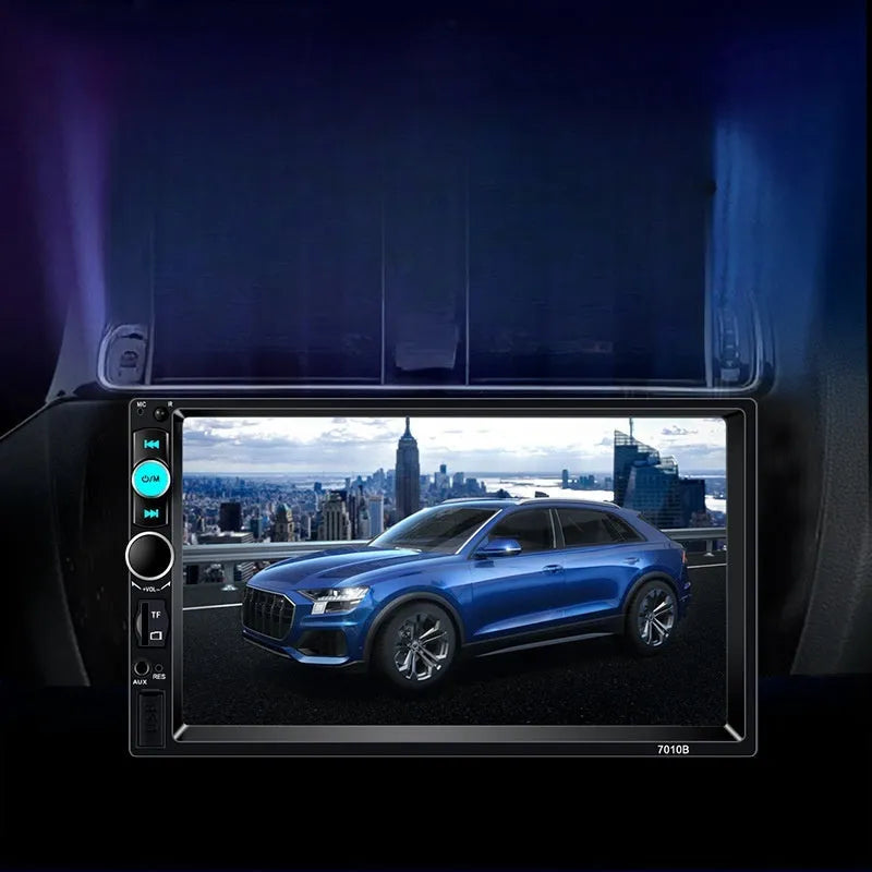 7-inch HD Bluetooth car player for vehicles with CarPlay option and reversing priority feature