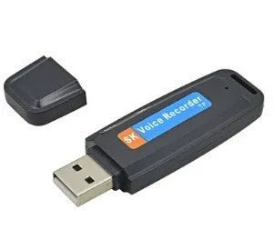 SK-001 black and white creative gift USB flash drive showing front and side views.