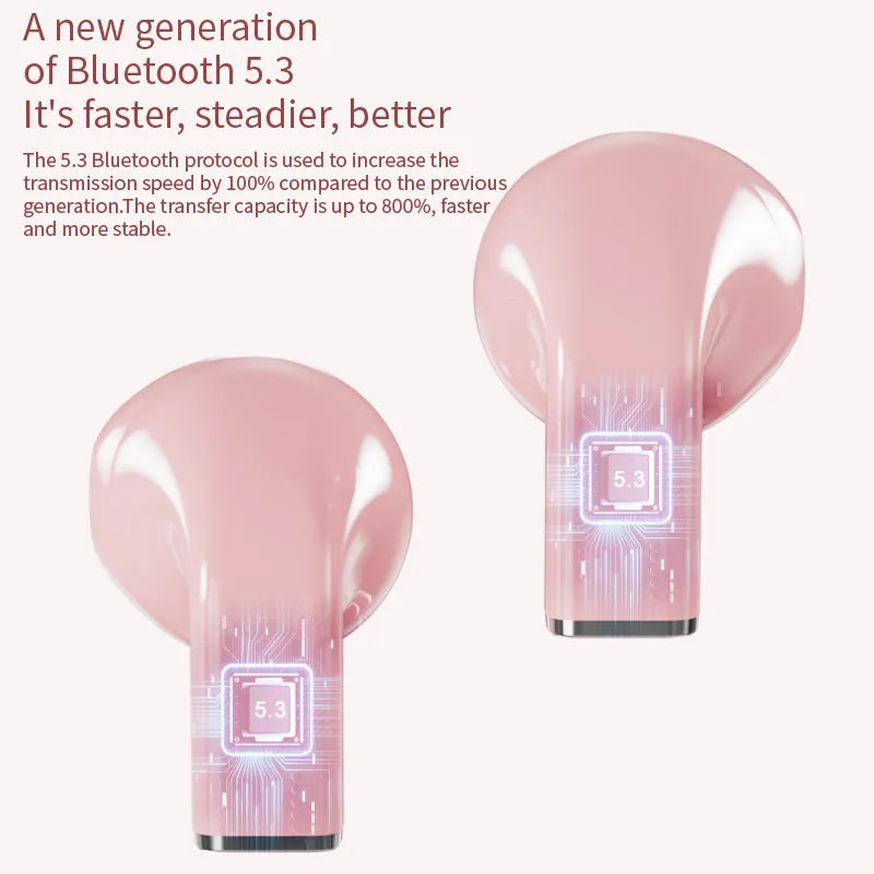 Creative K520 rotatable wireless Bluetooth earphones in black, white, or pink colours
