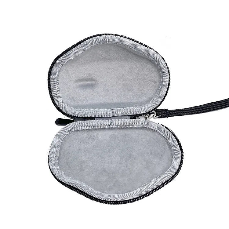 Black M720 mouse protective case with nylon exterior and grey interior for computer accessories