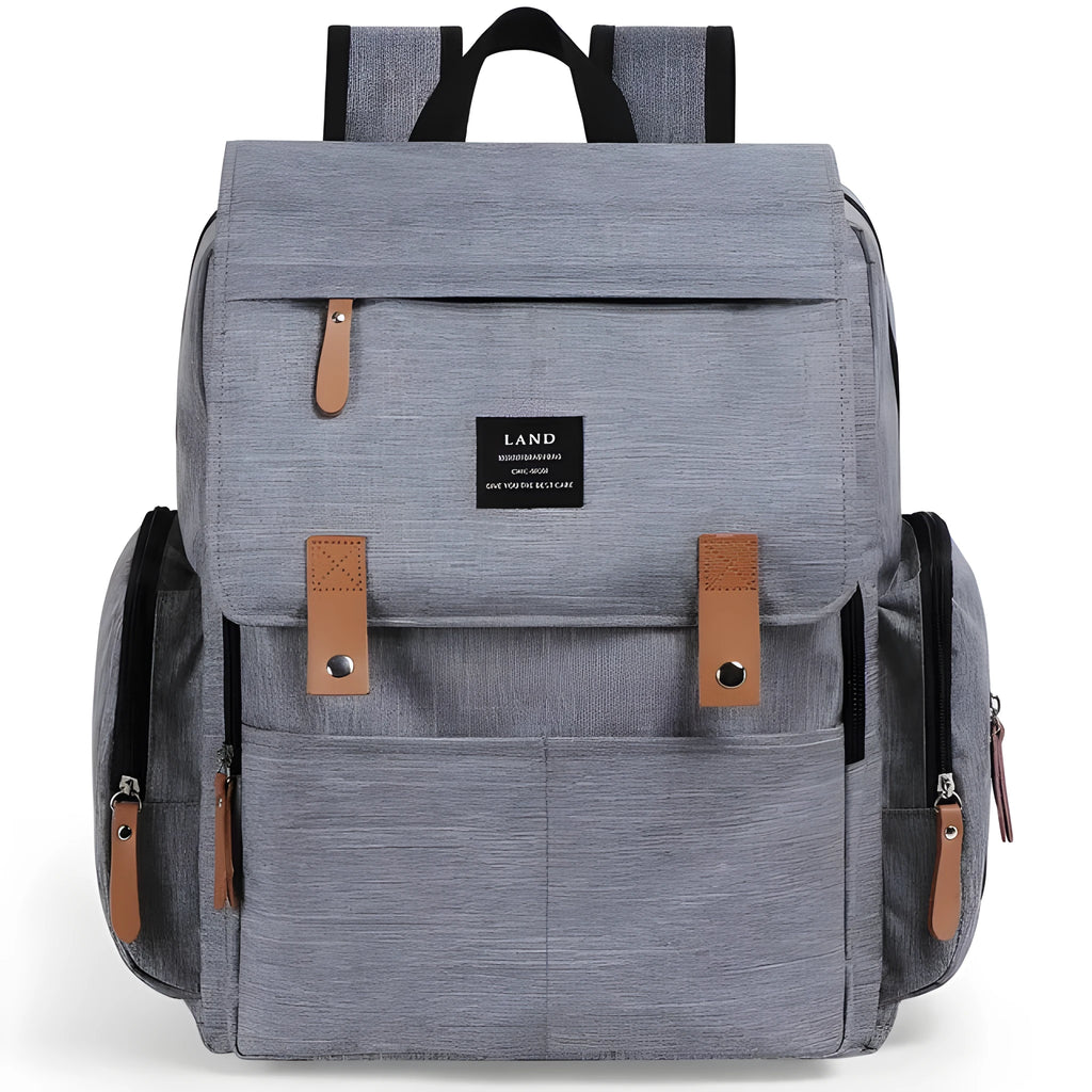 LAND Mommy MPB86 large Oxford cloth diaper backpack with changing mat in selected colour.