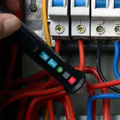 Intelligent multi-function line detection induction test pencil in black or AC 10 colour