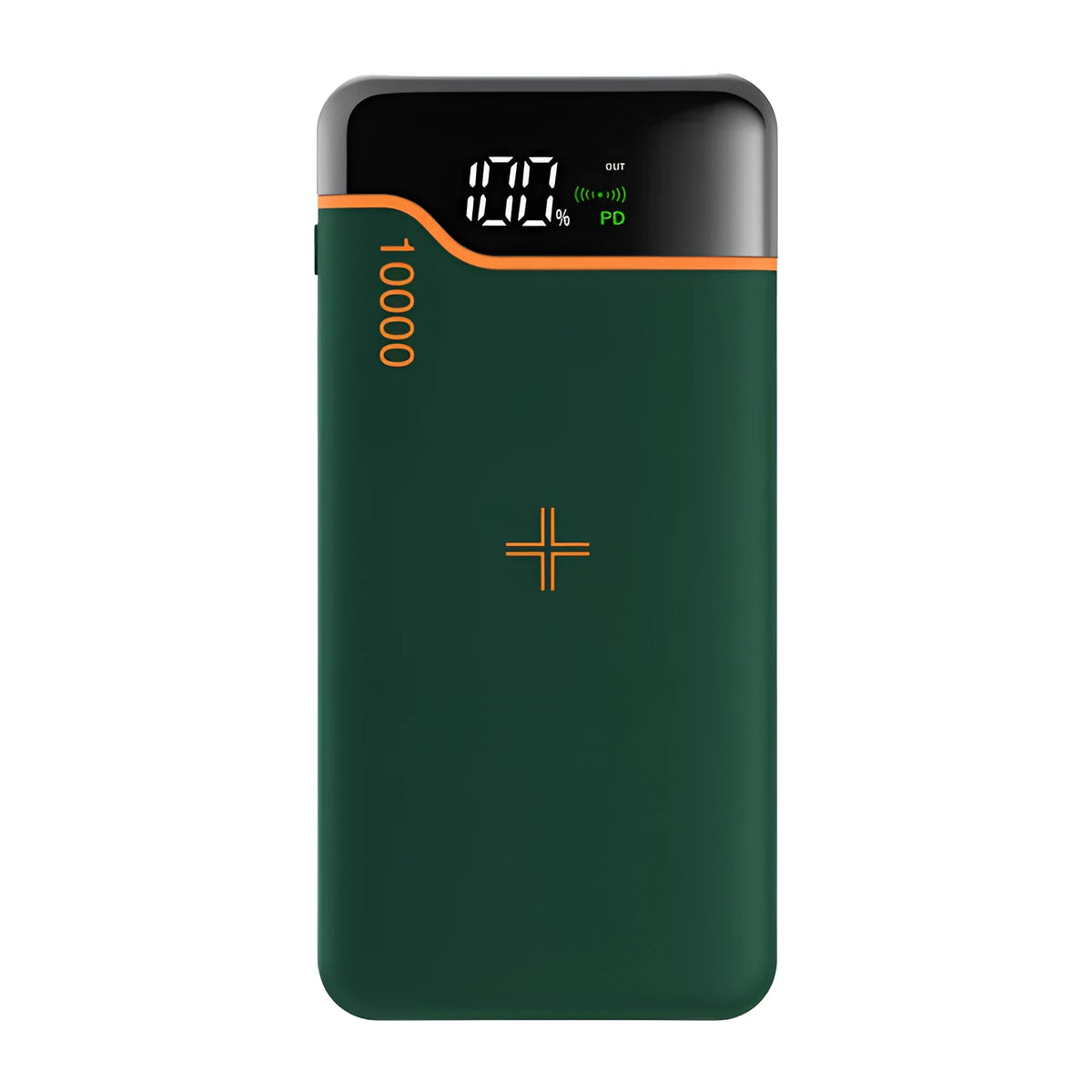 20000mAh power bank with 22.5W fast charging and 15W wireless recharge in retro green, business black, or white