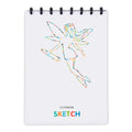 Children's A4 drawing book with 15 sheets and PP cover in orange