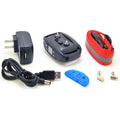 Electronic dog trainer bark stopper GPS wireless plastic black with nylon strap