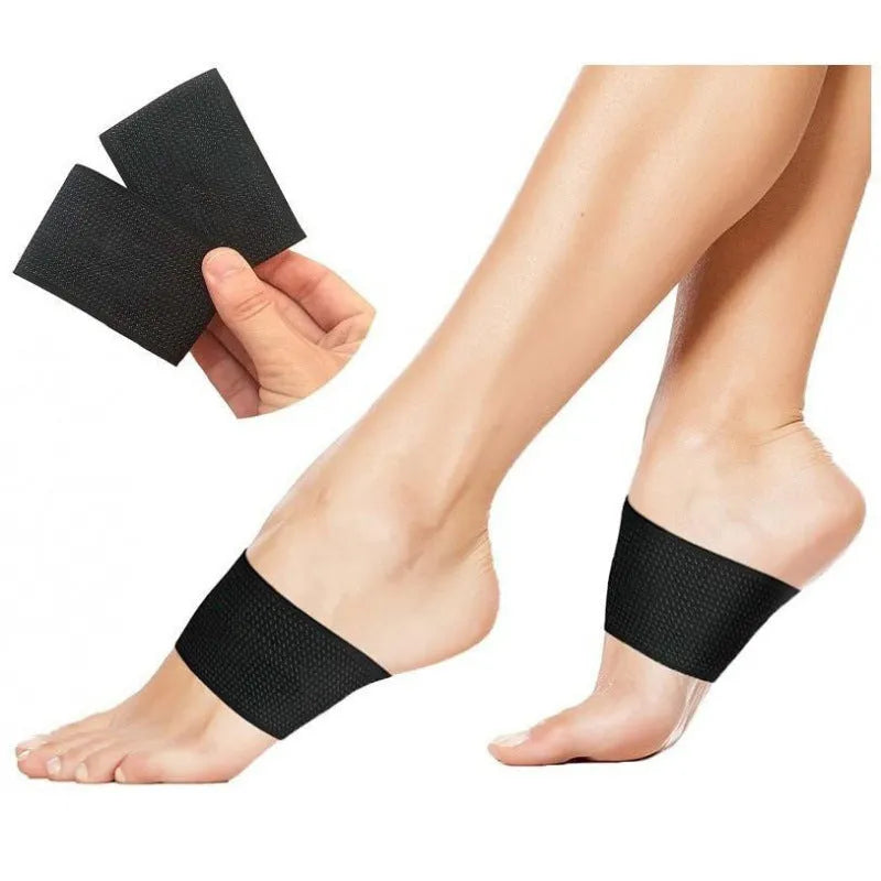 Elastic foot bandage cover with arch support in heart style and ordinary style colours