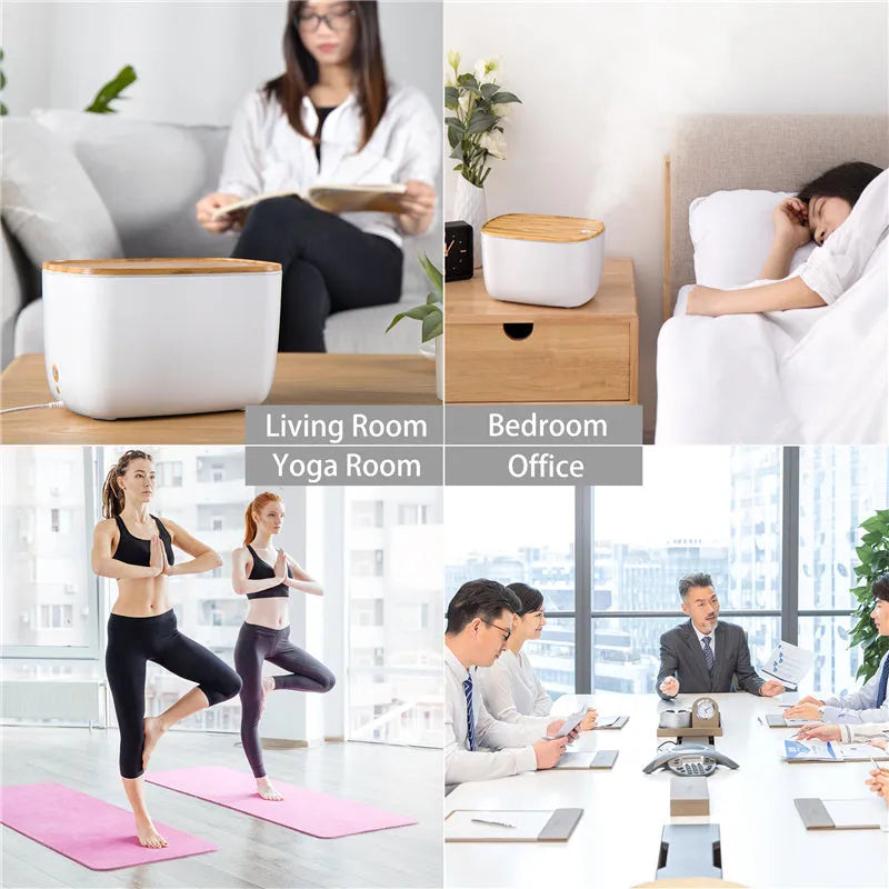 GX-22K household atomiser with 1.8L tank offering aromatherapy, humidification and night light functions