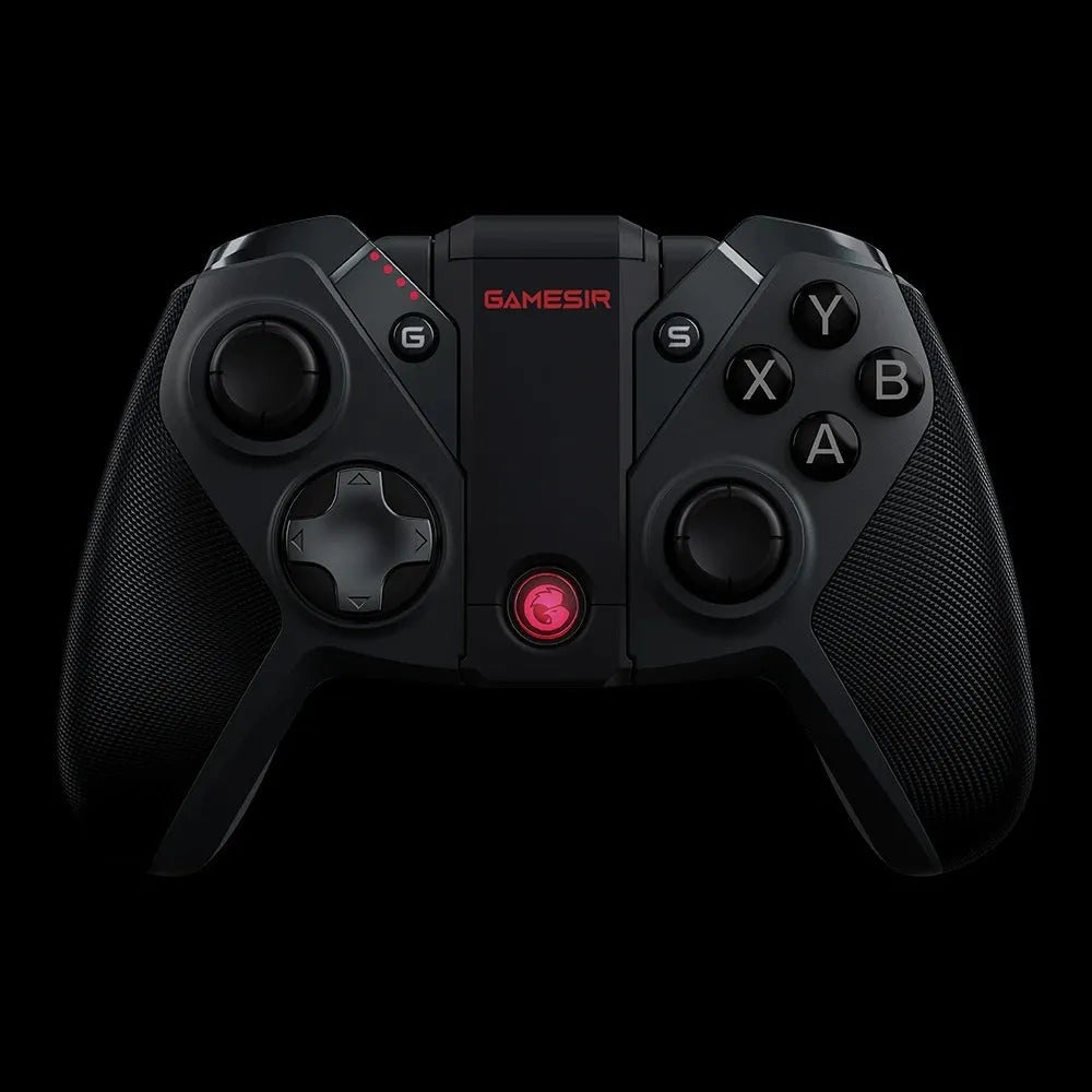 Black Gaishi wireless game controller with a textured chicken eggshell grip pattern on the handles.