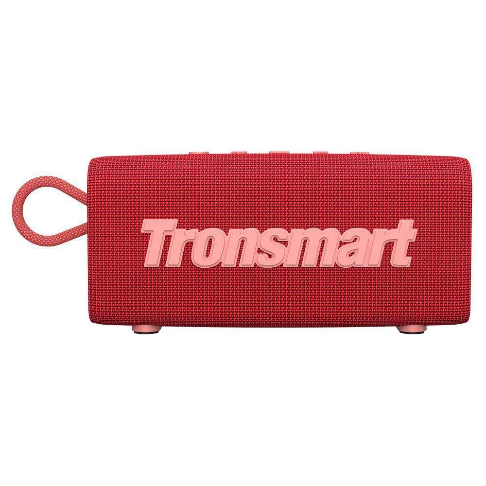 Portable waterproof Bluetooth speaker in black, blue, red, grey, camouflage, or orange finish