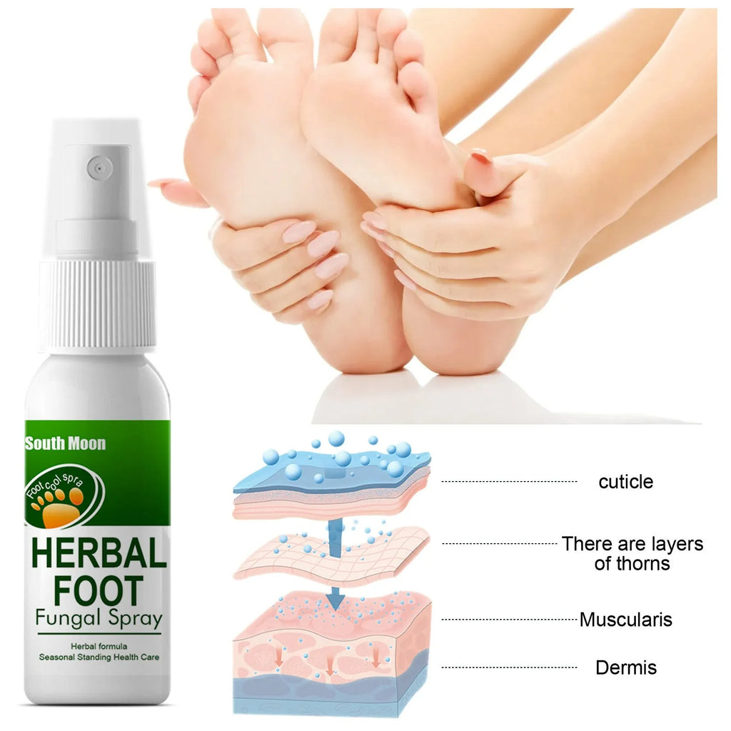 30ml foot skin nourishing and hydrating care spray bottle with mist applicator