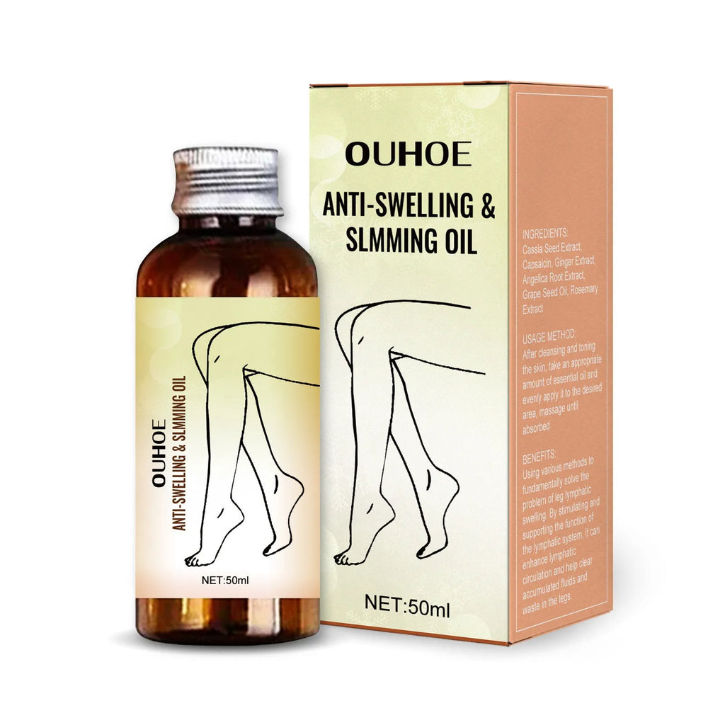 50ml bottle of moisturising body massage essential oil with botanical extracts