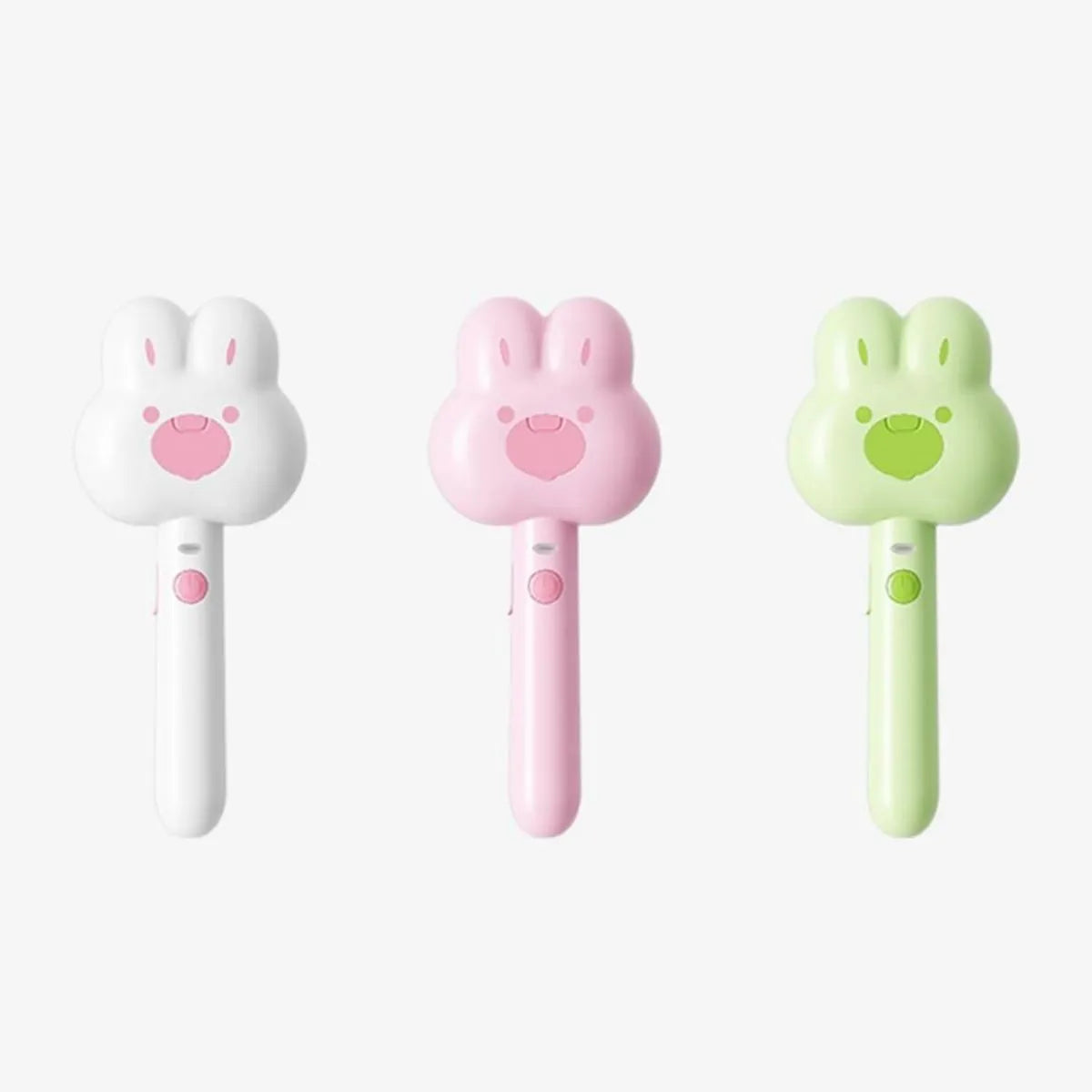 Rechargeable cat steam brush grooming tool with cartoon design in three colour options