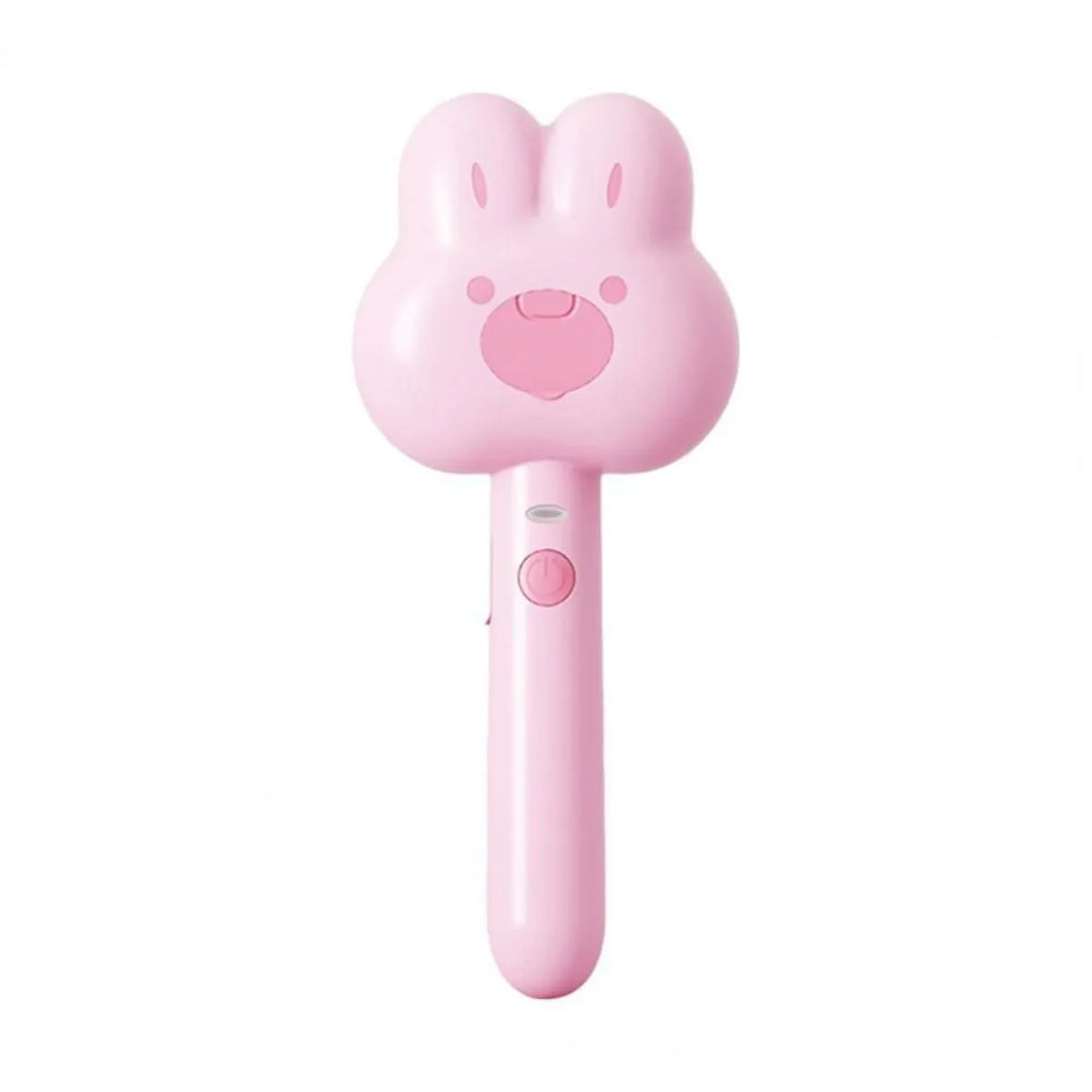 Rechargeable cat steam brush grooming tool with cartoon design in three colour options
