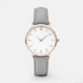 35.5mm square quartz watch with alloy case and PU leather strap in various colour options