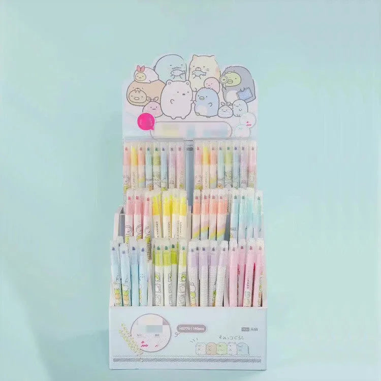 Erasable highlighter neutral pen with plastic body, 16cm size, for study and office use