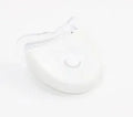 LED teeth whitening kit with button switch and denture tray in blue