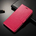 Folding card holster cover made from PU leather and TPU pudding material in multiple colours