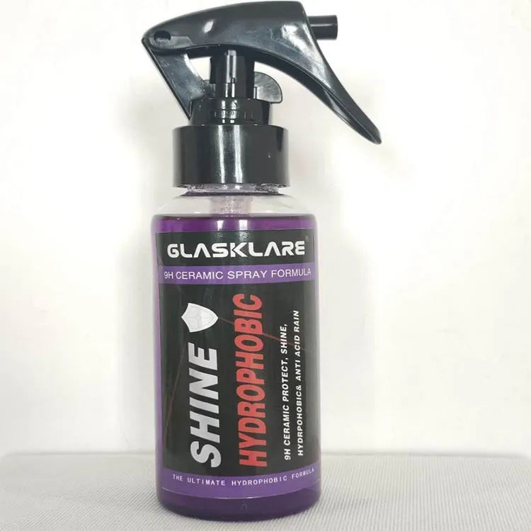 Waterless wash car paint crystal coating bottle 9H hardness mirror gloss 110ml 50ml blue violet transparent