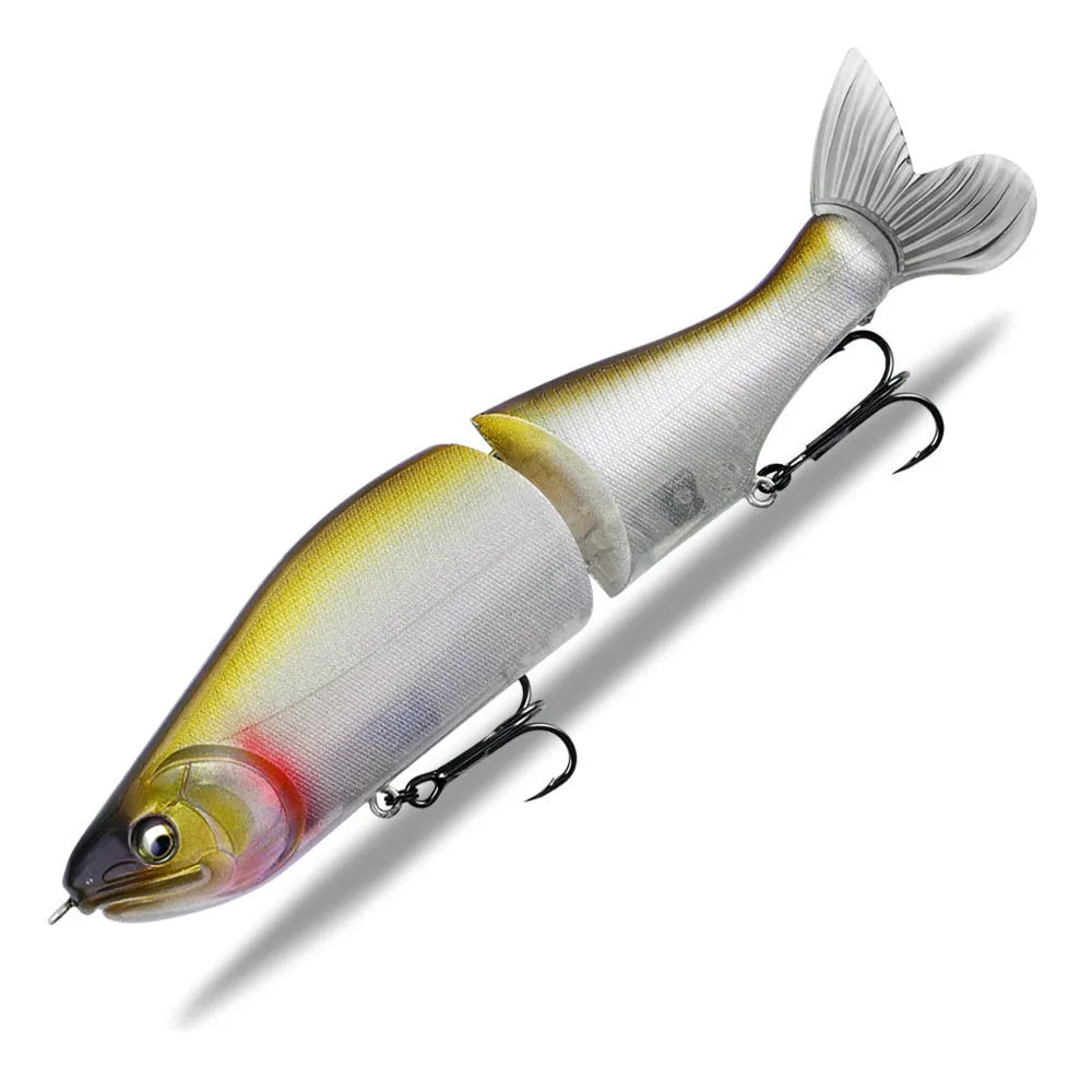 185mm plastic fishing lure for bass with swimming action and multiple colour options