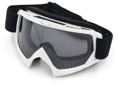 Adult anti-twist anti-fall sports goggles with TPU full frame in bright black transparent film, model MT003
