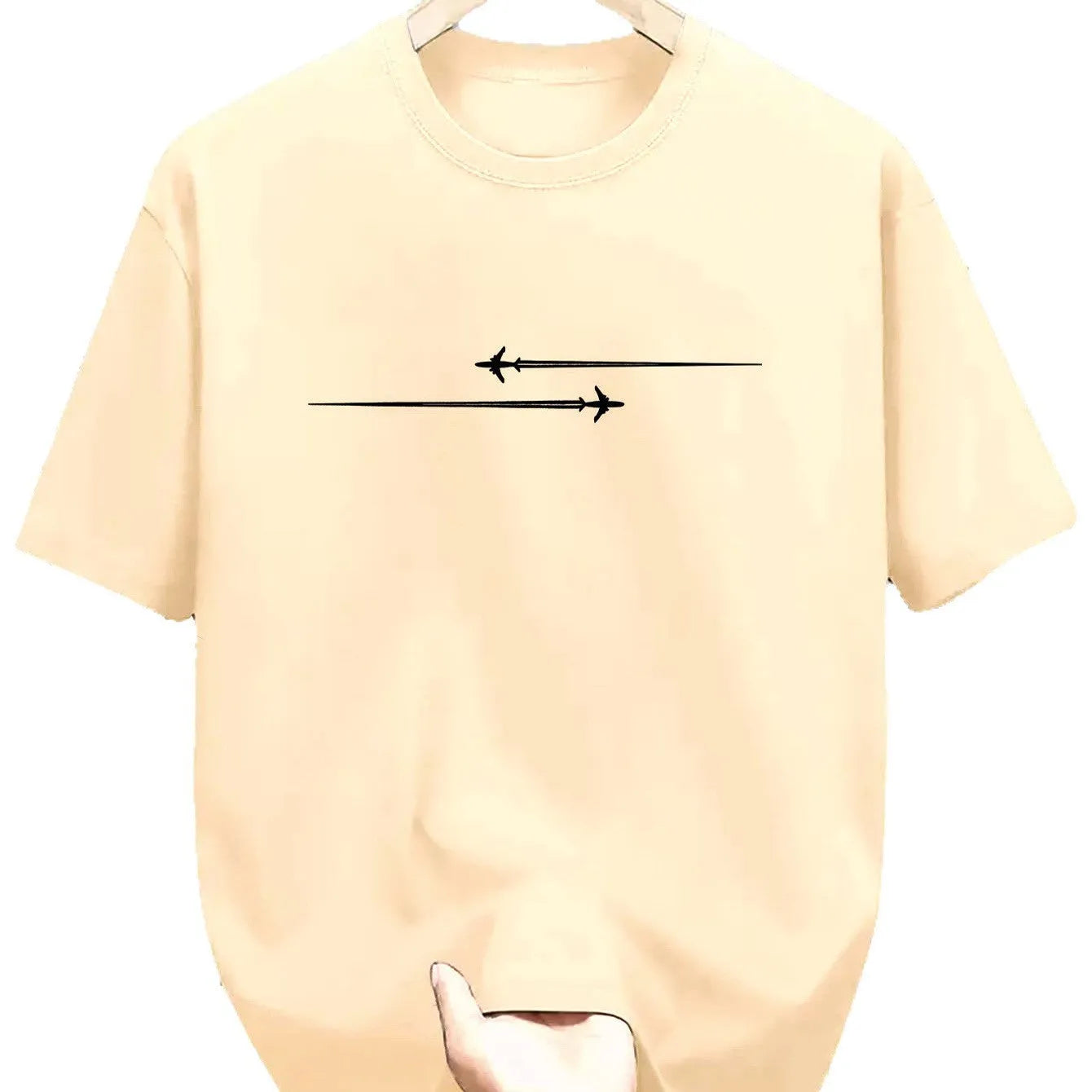 Cartoon printed cotton blend loose t-shirt available in multiple colours and sizes