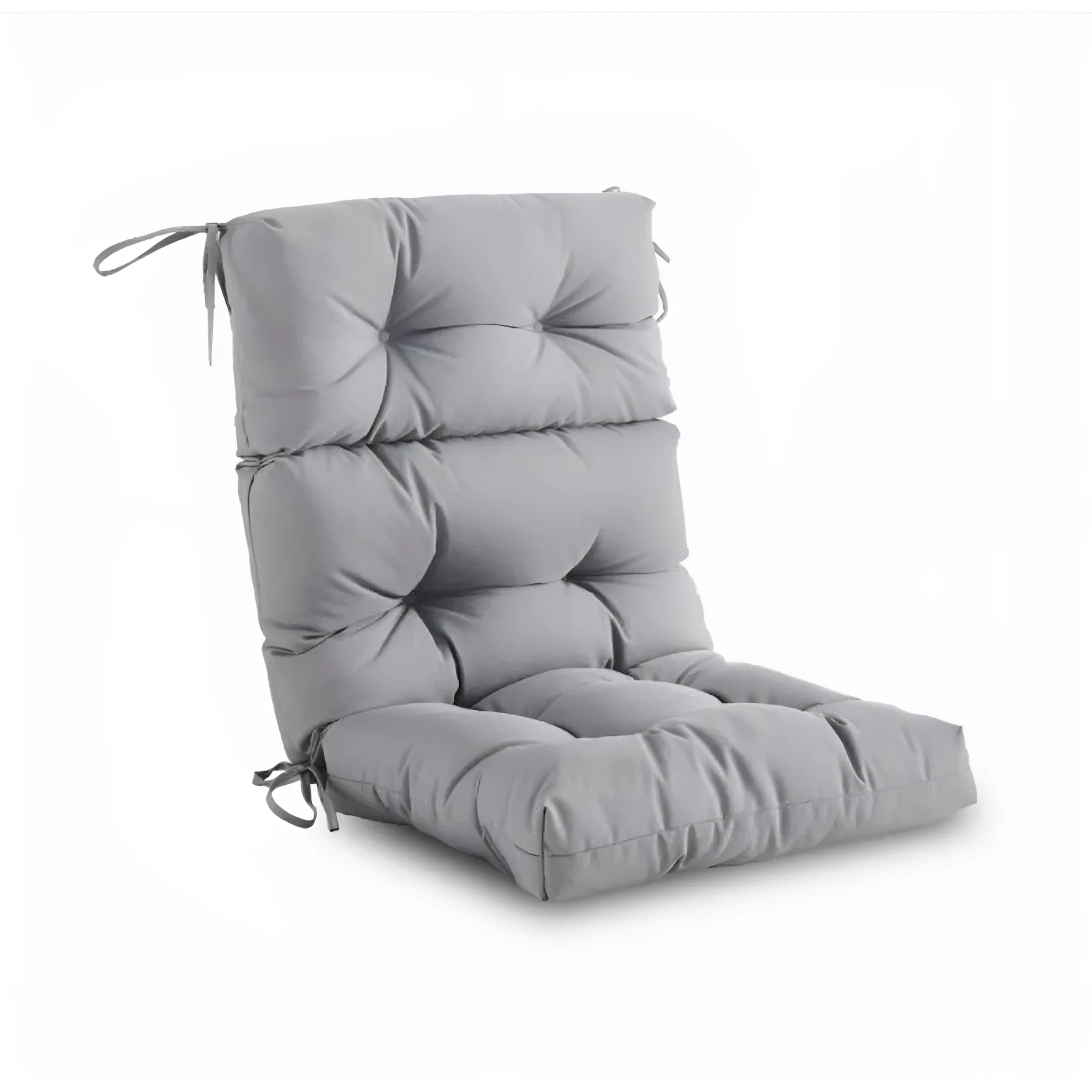 Outdoor 112x53cm hanging basket chair cushion in solid colour polyester with thickened fill