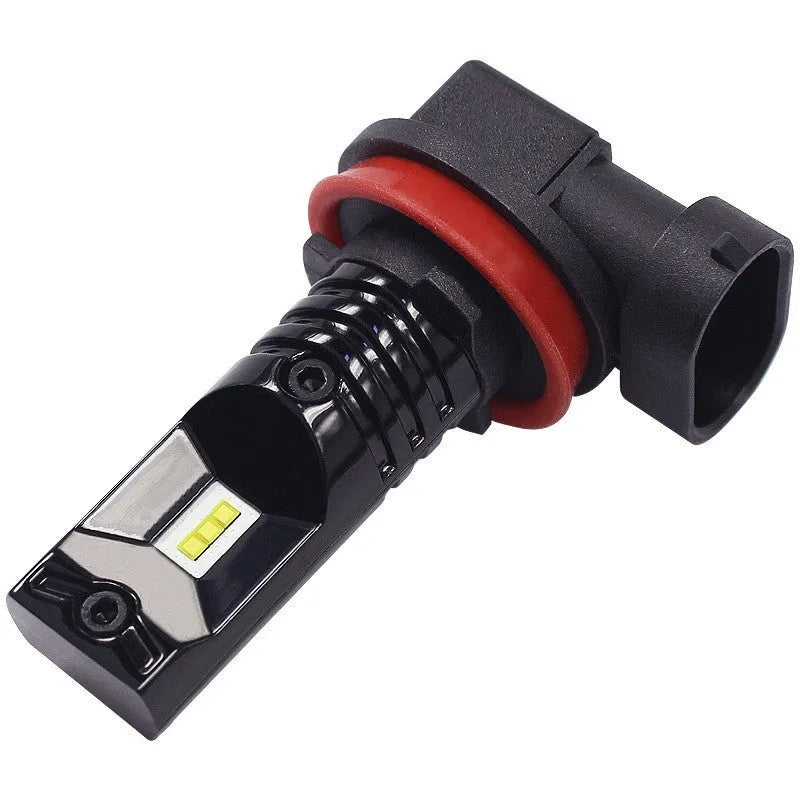 H11 H8 CSP 80W high-power LED car front fog lamp with aviation aluminium body.