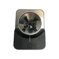 Black plastic desktop ashtray purifier with negative ions and 3-speed control