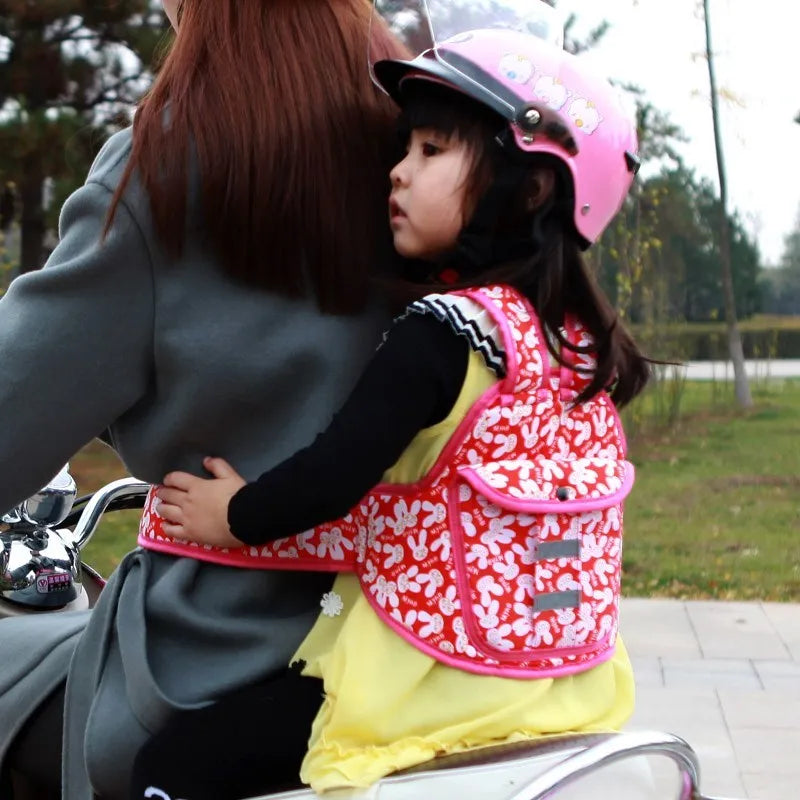 Child safety belt motorcycle rope neutral gender in multiple colours including blue, brown, pink, red