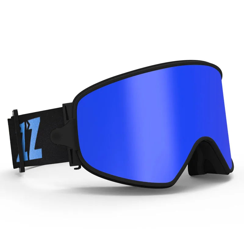 Magnet myopia night vision ski goggles with double-layer PC and TPU build in five colour variants