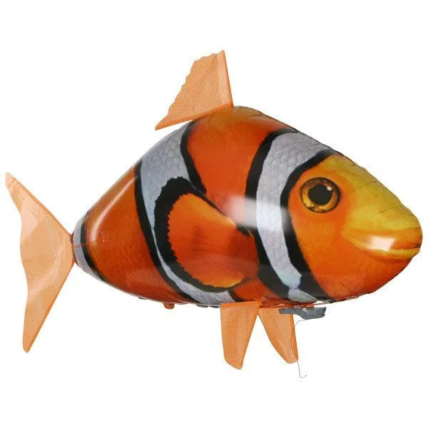 Remote control shark toy air swimming fish infrared flying RC airplane balloon nylon