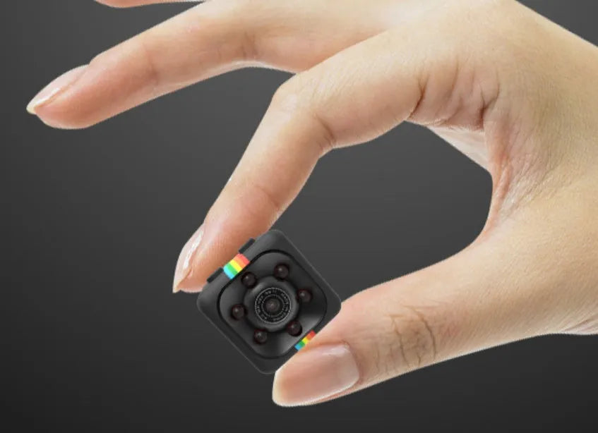 SQ11 mini HD camera with metal body and infrared night vision, 25mm size