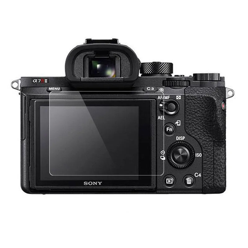 White tempered glass screen protector 0.3mm for Sony camera LCD with 2.5D edges