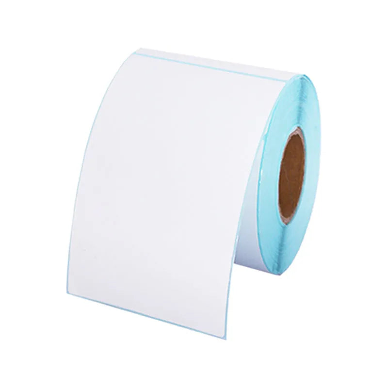 10x15cm thermal paper roll with 500 sheets, thermal paper for thermal printers, suitable for labels and receipts.
