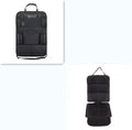 Child car seat cushion in black made of Oxford cloth with pearl cotton filling for all-seasons use