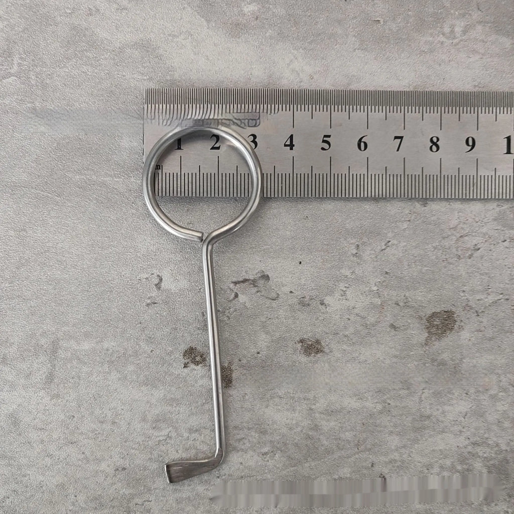Two alloy steel wrench tools from a portable set for universal household and automotive use.