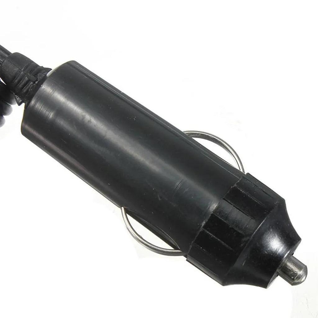 Black compact 12V 120W car water heater with copper element for General Motors vehicles