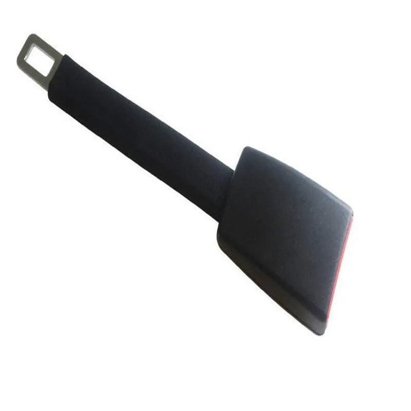 Black car seat belt extender 250mm length model 805 with steel buckle and polyester webbing