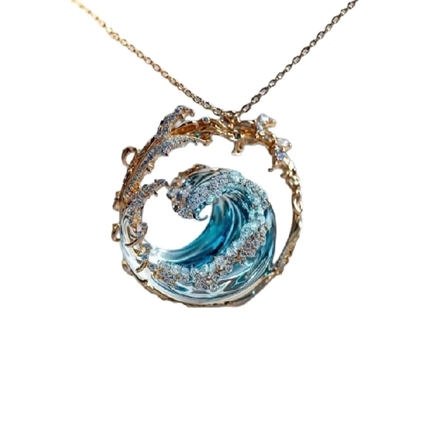 HAILANG ocean theme adjustable copper necklace with electroplated pendant on regular chain for women
