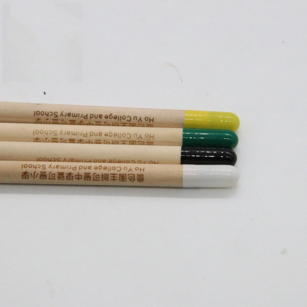 Colourful plantable seed pencils with HB refills and degradable capsules containing lavender or basil seeds.