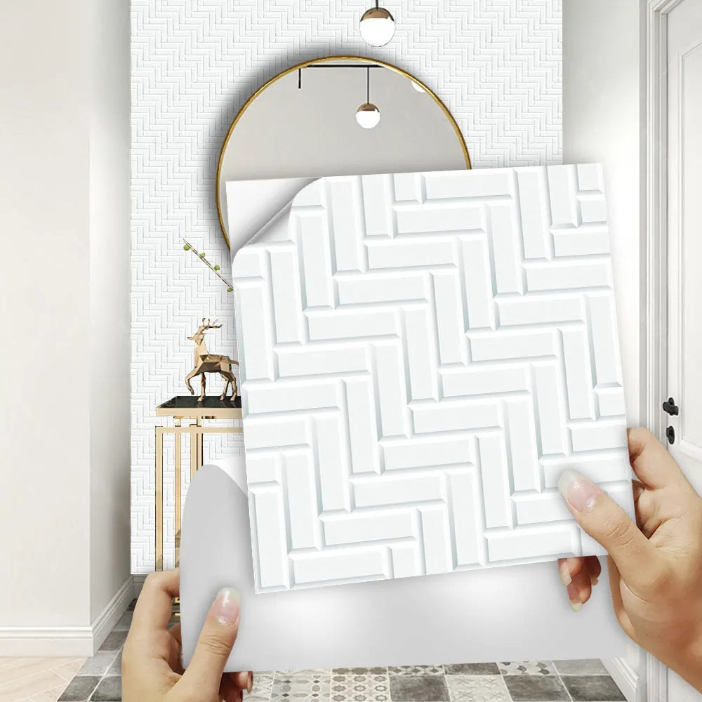 Removable PVC wall stickers in MZ-2-341 colour, 10x10cm and 15x15cm, pack of 10 for home decor