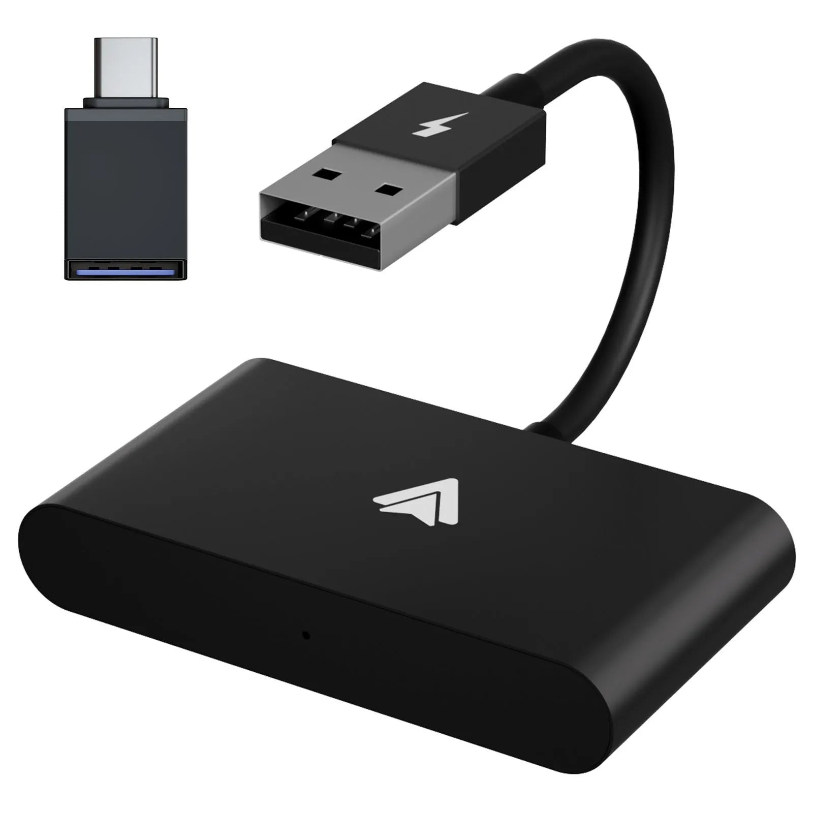 Car wired to wireless Android system adaptor for Android Auto conversion in black and white colour options