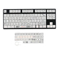 Square graffiti theme keycap set with 125 hand-drawn comic style keys for mechanical keyboards